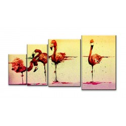Фламинго - Модульная картины, Репродукции, Декоративные панно, Декор стен