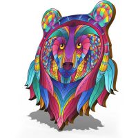 Портреты картины репродукции на заказ - 3D Пазл Волшебный медведь