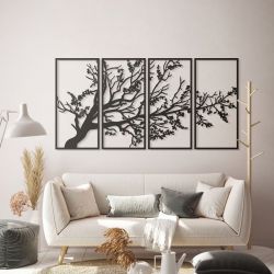 Панно "Ветви осени" - Модульная картины, Репродукции, Декоративные панно, Декор стен