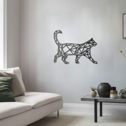 Панно "Кот на прогулке" - Модульная картины, Репродукции, Декоративные панно, Декор стен