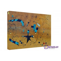 Joan Miro_002 - Модульная картины, Репродукции, Декоративные панно, Декор стен