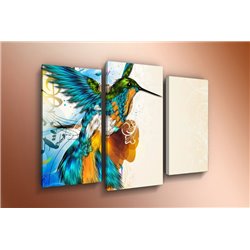 Модульная картина на стекле - m-002466 - Модульная картины, Репродукции, Декоративные панно, Декор стен