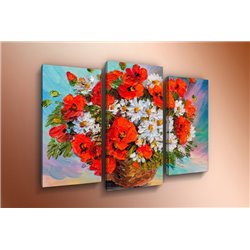 Модульная картина на холсте - m-002479 - Модульная картины, Репродукции, Декоративные панно, Декор стен