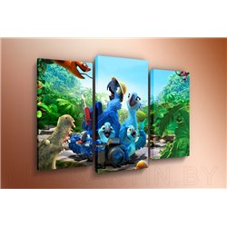 Модульная картина на холсте - m-002495 - Модульная картины, Репродукции, Декоративные панно, Декор стен
