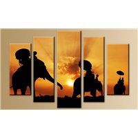 Портреты картины репродукции на заказ - Модульная картина на холсте - 5m-698