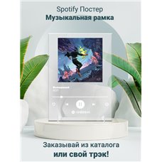 Картина на холсте по фото Модульные картины Печать портретов на холсте ЛСП - Вспоминай - постер Spotify