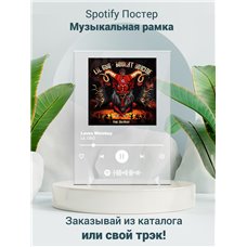 Картина на холсте по фото Модульные картины Печать портретов на холсте LiL G$G - Loves Whiskey - постер Spotify