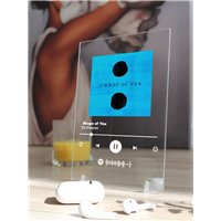 Портреты картины репродукции на заказ - Ed Sheeran - Shape of You - постер Spotify