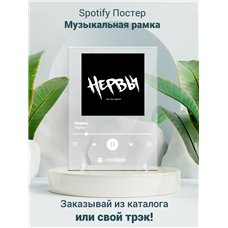 Картина на холсте по фото Модульные картины Печать портретов на холсте Нервы - Нервы - постер Spotify