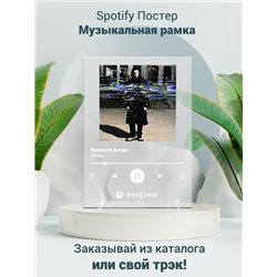 Bones - Rampart Range - постер Spotify - Модульная картины, Репродукции, Декоративные панно, Декор стен