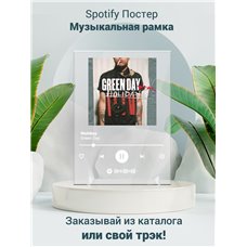 Картина на холсте по фото Модульные картины Печать портретов на холсте Green Day-Holiday - постер Spotify