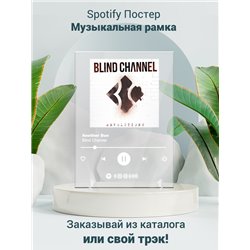 Blind Channel Another Sun - постер Spotify - Модульная картины, Репродукции, Декоративные панно, Декор стен