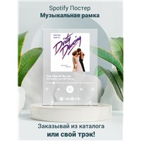 Портреты картины репродукции на заказ - Bill Medley, Jennifer Warnes - The Time Of My Life - постер Spotify