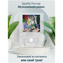 ЛСП – Никогда - постер Spotify - Модульная картины, Репродукции, Декоративные панно, Декор стен