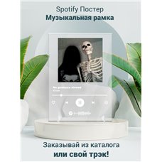 Картина на холсте по фото Модульные картины Печать портретов на холсте khlaw- no guidance slowed - постер Spotify