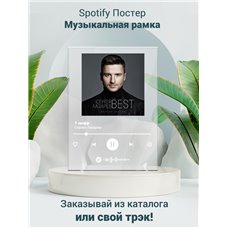 Картина на холсте по фото Модульные картины Печать портретов на холсте Сергей Лазарев - 7 цифр - постер Spotify
