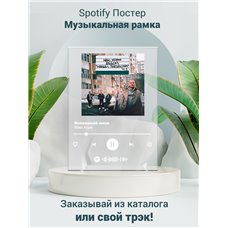 Картина на холсте по фото Модульные картины Печать портретов на холсте Макс Корж - Вспоминай меня - постер Spotify