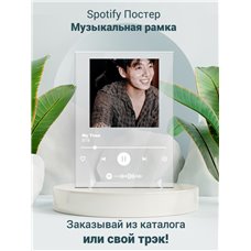 Картина на холсте по фото Модульные картины Печать портретов на холсте BTS My Time - постер Spotify