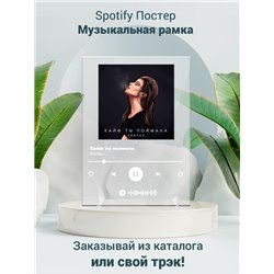 Konfuz - Кайф ты поймала - постер Spotify - Модульная картины, Репродукции, Декоративные панно, Декор стен