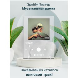 ЕГОР КРИД - PU$$Y BOY - постер Spotify - Модульная картины, Репродукции, Декоративные панно, Декор стен