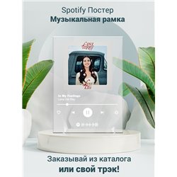 Lana Del Rey - In My Feelings - постер Spotify - Модульная картины, Репродукции, Декоративные панно, Декор стен