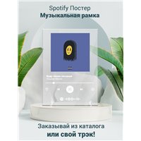 Портреты картины репродукции на заказ - Пошлая Молли - Буду твоим песиком - постер Spotify