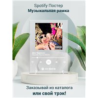 Портреты картины репродукции на заказ - Элджей, Пошлая Молли - Дом Периньон - постер Spotify