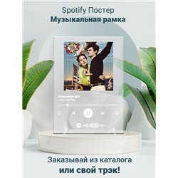 Lana Del Rey - Cinnamon girl - постер Spotify - Модульная картины, Репродукции, Декоративные панно, Декор стен