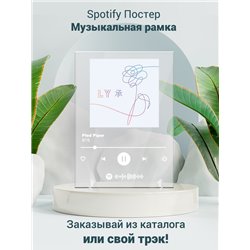 BTS - Pied Piper - постер Spotify - Модульная картины, Репродукции, Декоративные панно, Декор стен