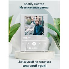 Картина на холсте по фото Модульные картины Печать портретов на холсте Tom Odell - Another Love - постер Spotify