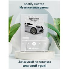 Картина на холсте по фото Модульные картины Печать портретов на холсте Нурминский - Белый 500 - постер Spotify