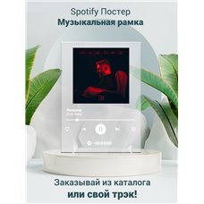 Картина на холсте по фото Модульные картины Печать портретов на холсте Егор Крид - Потрачу - постер Spotify