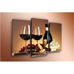 Модульная картина на холсте - m-000458 - Модульная картины, Репродукции, Декоративные панно, Декор стен