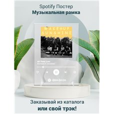 Картина на холсте по фото Модульные картины Печать портретов на холсте All Time Low Monsters ft. blackbear - постер Spotify
