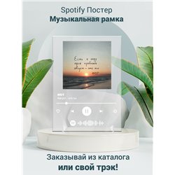 МОТ - Август - это ты - постер Spotify - Модульная картины, Репродукции, Декоративные панно, Декор стен