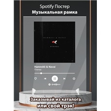 Картина на холсте по фото Модульные картины Печать портретов на холсте HammAli Navai - Птичка - постер Spotify