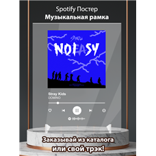 Картина на холсте по фото Модульные картины Печать портретов на холсте Stray Kids - DOMINO - постер Spotify