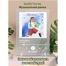Картина на холсте по фото Модульные картины Печать портретов на холсте Алёна Швец «Портвейн» - постер Spotify