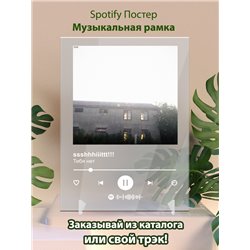ssshhhiiittt!!!-Тебя нет - постер Spotify - Модульная картины, Репродукции, Декоративные панно, Декор стен