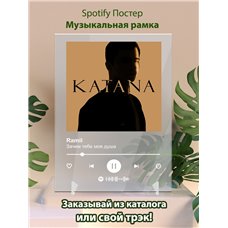 Картина на холсте по фото Модульные картины Печать портретов на холсте Ramil-Зачем тебе моя душа-1 - постер Spotify