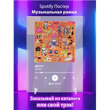 Картина на холсте по фото Модульные картины Печать портретов на холсте MAYOT - Лондон - постер Spotify