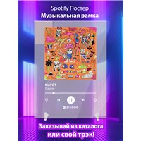 Портреты картины репродукции на заказ - MAYOT - Лондон - постер Spotify