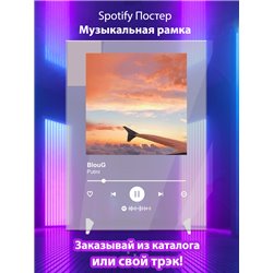 BlouG - Putini - постер Spotify - Модульная картины, Репродукции, Декоративные панно, Декор стен