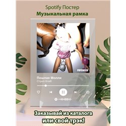 Пошлая Молли - Стрип Клаб - постер Spotify - Модульная картины, Репродукции, Декоративные панно, Декор стен