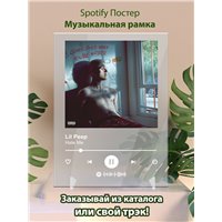 Портреты картины репродукции на заказ - Lil Peep - Hate me - постер Spotify