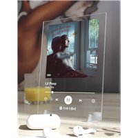Портреты картины репродукции на заказ - Lil Peep - Hate me - постер Spotify