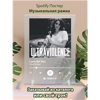 Портреты картины репродукции на заказ - Lana Del Rey - West Coast - постер Spotify