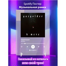 Картина на холсте по фото Модульные картины Печать портретов на холсте Скриптонит-Космос - постер Spotify