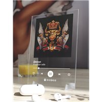 Портреты картины репродукции на заказ - Джизус - Я познал себя - постер Spotify