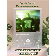 Картина на холсте по фото Модульные картины Печать портретов на холсте OG Buda, Polyana - Диибо - постер Spotify